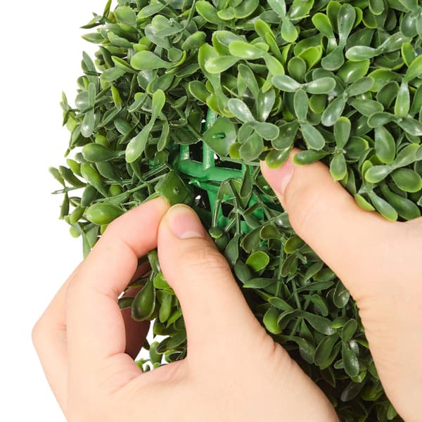 Kunstig kaninbuksbom Topiary, sæt med 2, 91 cm