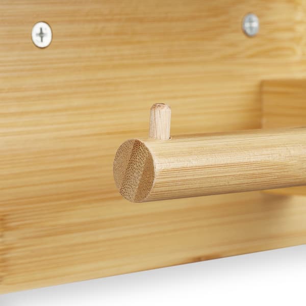 Toiletpapirholder med hylde