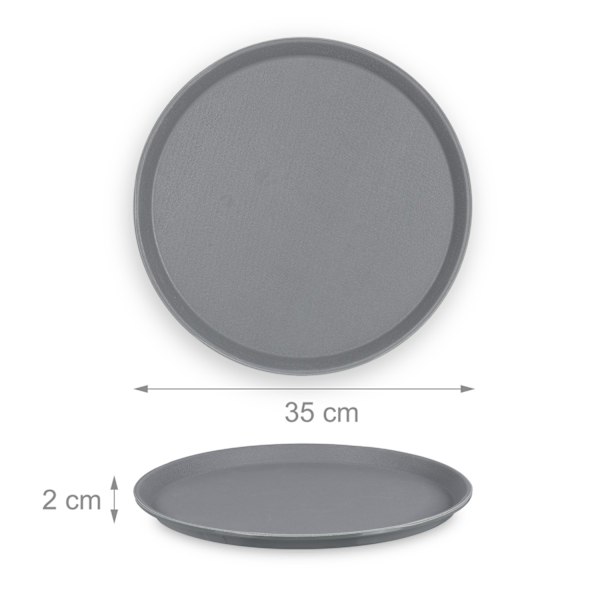 Pyöreä tarjoilualusta 2 kpl 35 cm