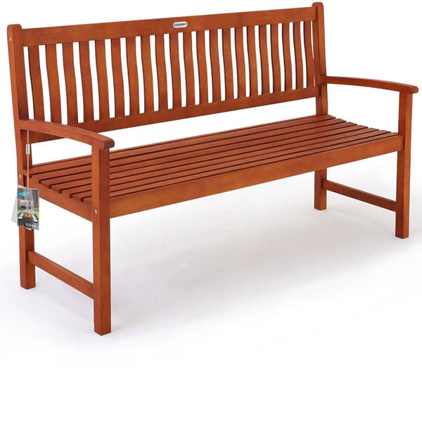Trädgårdsbänk i eukalyptusträ, 152x55x90cm, FSC-certifierad