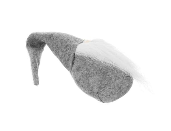 En grå stående nisse