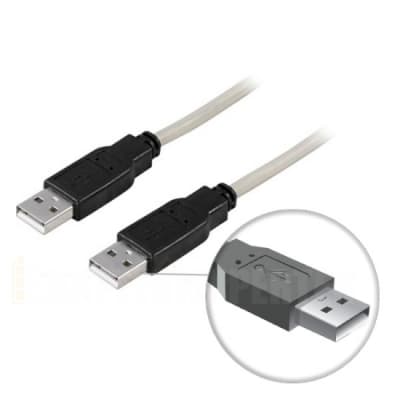 USB 2.0-kabel Typ A-hane till Typ A-hane 0,5 m