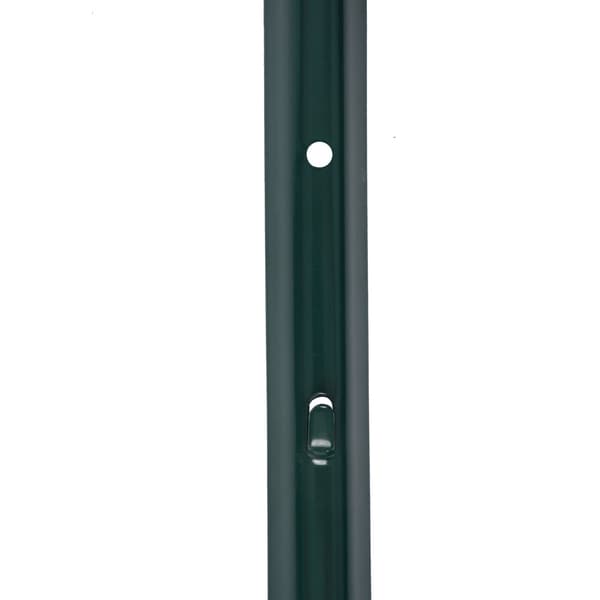 Gröna stålstaketstolpar, 90 cm, set om 10