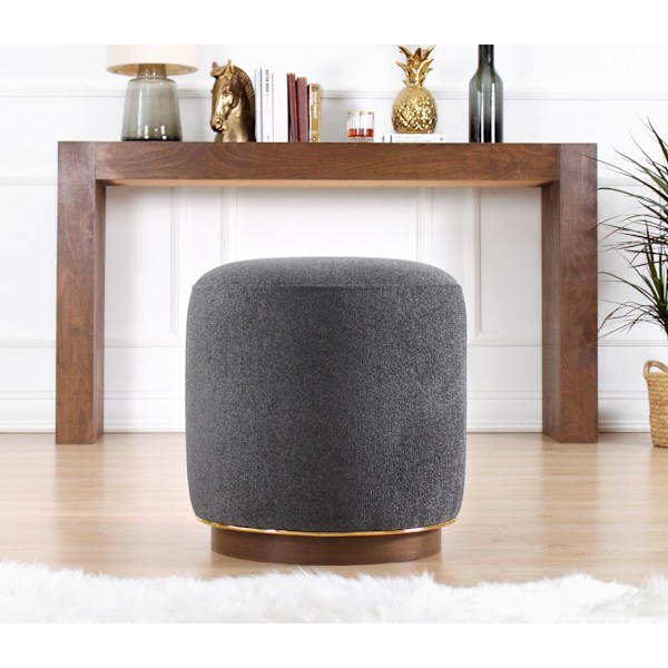 Pouffe Zeone - harmaa