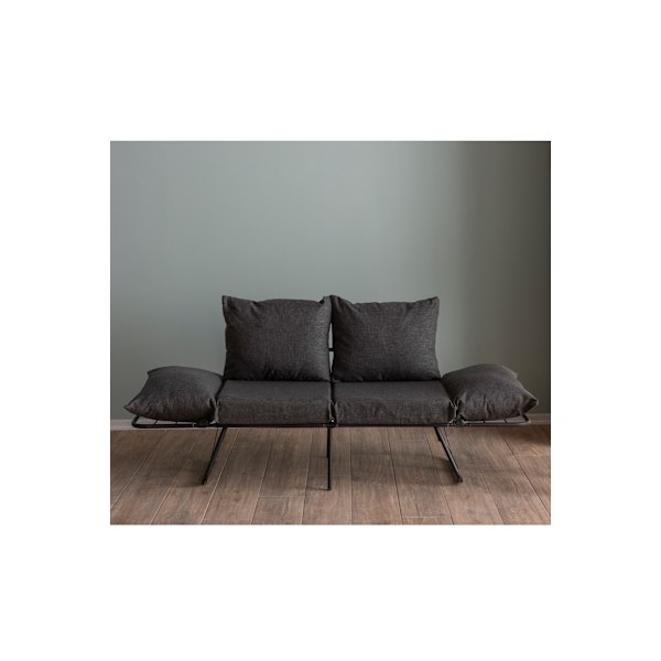 2-sits bäddsoffa Viper 2-sits - mörkgrå