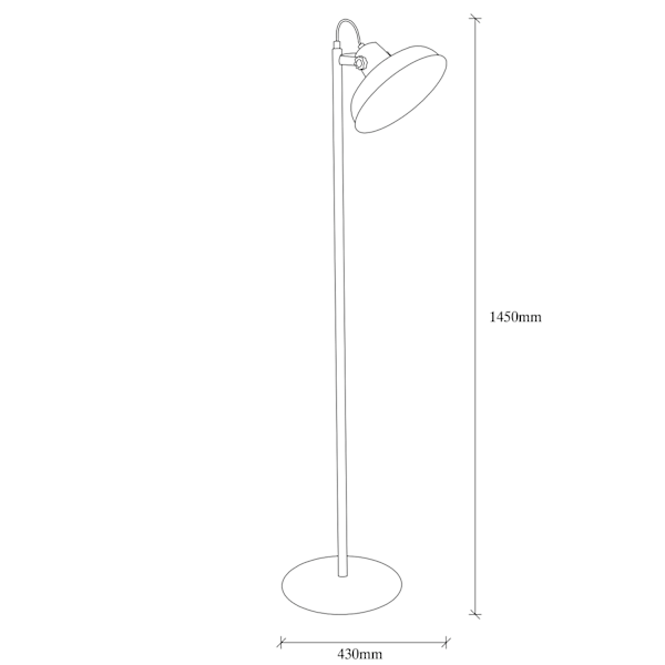 Gulvlampe Lik - 4036