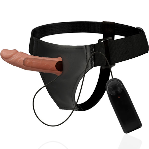 Harness Attraktion - Rnes Hollow Benny Med Vibrator 15 Cm -O- 4,5 Cm