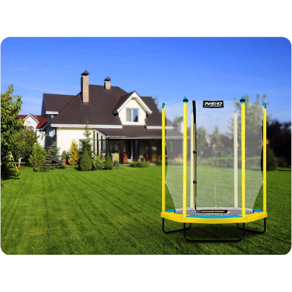 Lasten trampoliini puutarhaan 140 cm (4,5 ft) Neo-Sport