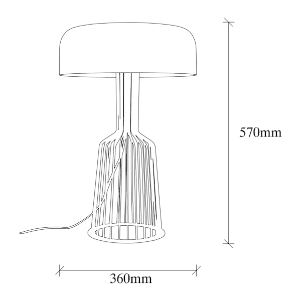 Bordlampe Fellini - MR-123