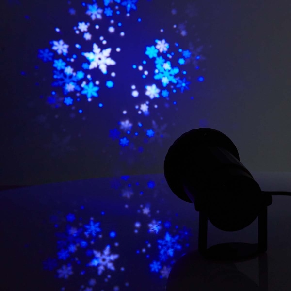 Koristeellinen Valo | LED lumihiutale projektori | Valkoisia ja
