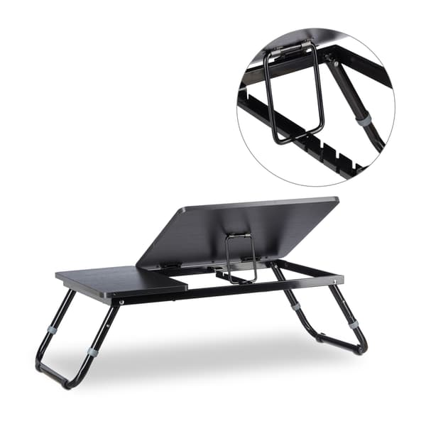 Laptopbord för sängen svart