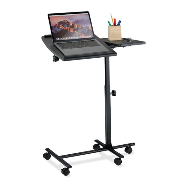 Höjdjusterbart laptopbord med hjul