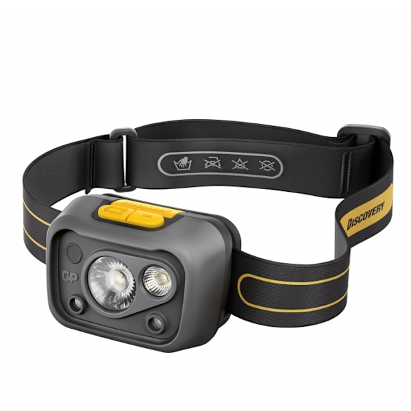 Forlygte GP CHW54 Discovery Work 375lumen Sort