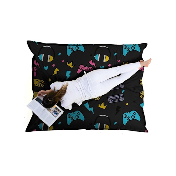 Garden Bean Bag Giant pelikonsoli musta