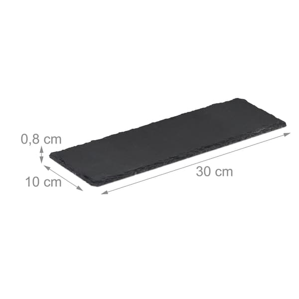 Pladesæt skiferfliser 30x10 cm