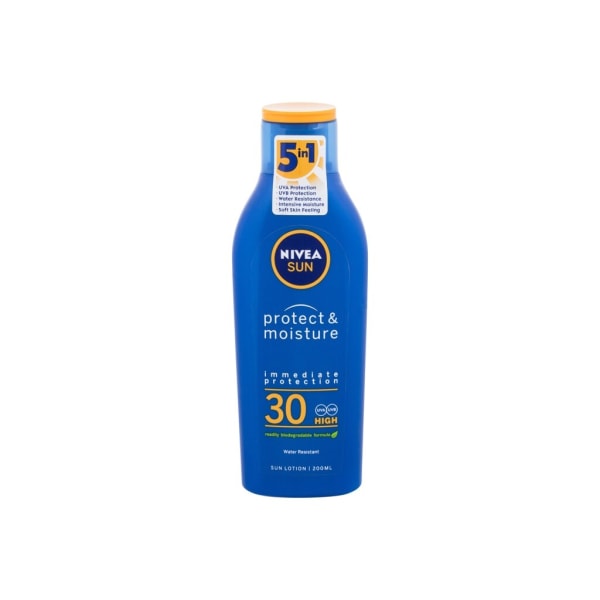 Nivea - Sun Protect & Moisture SPF30 - Unisex, 200 ml