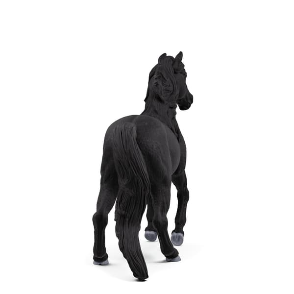 Lusitano hingstfigur – svart med vit stjärna