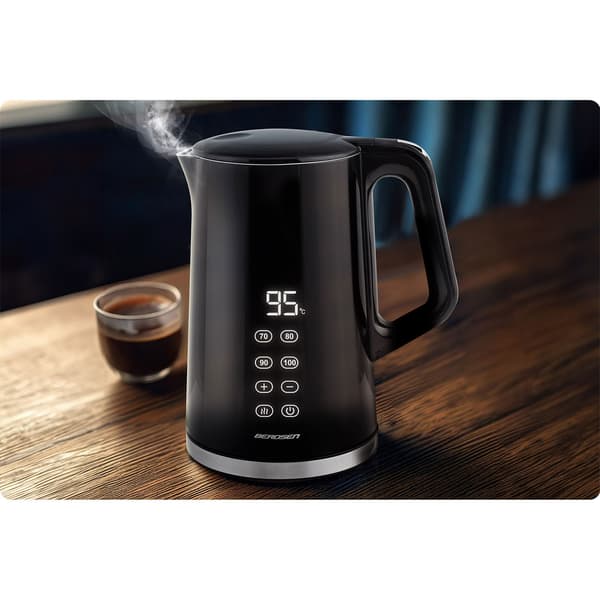 Berdsen BD-71 elkedel 1,7l, sort og sølv