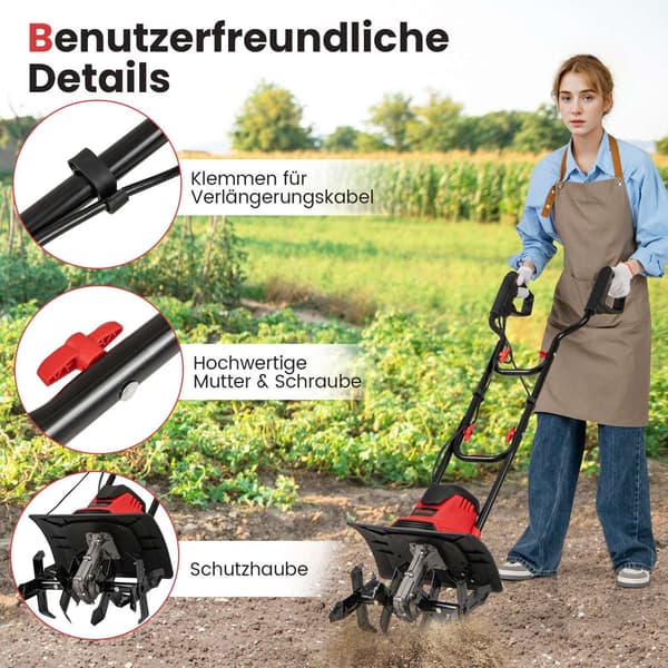 Elektrisk rorpind 1200W – 36cm Bredde, 22cm Dybde