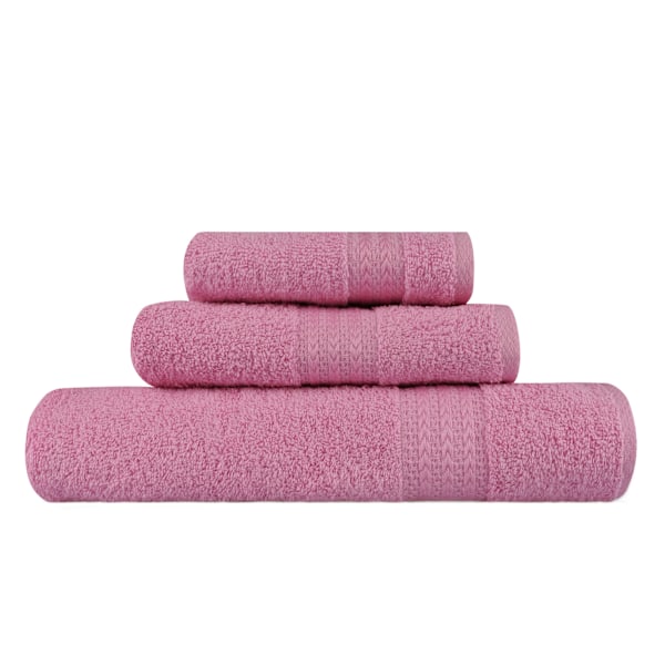 Handduksset (3 delar) Rainbow - Rosa