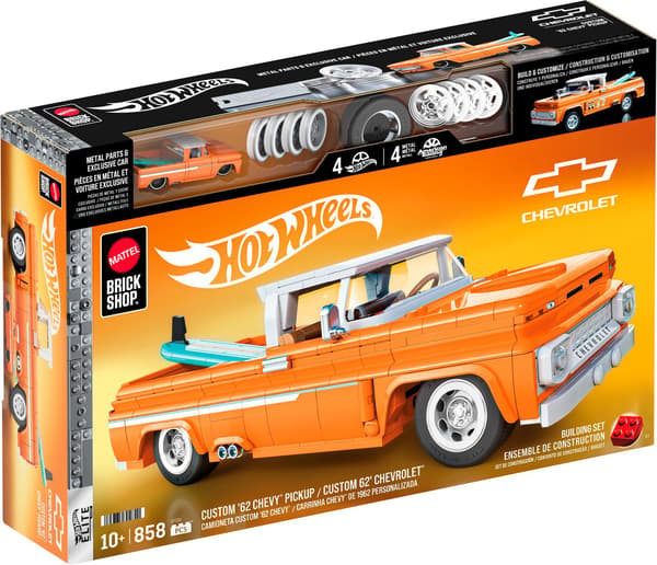 Kustomoitu '62 Chevy -mallisarja, mittakaava 1:16, 854 osaa