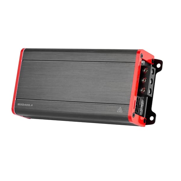 4-kanals bilförstärkare, klass D, bryggbar 400W