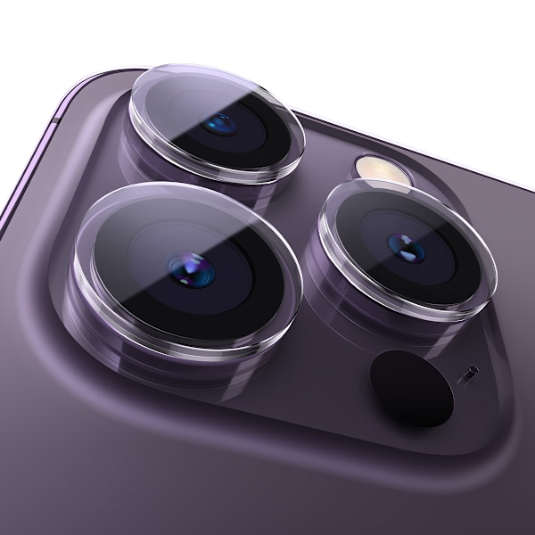 Karkaistu lasi suojakamera iPhone 14 Pro / 14 Pro Max + asennussarjalle