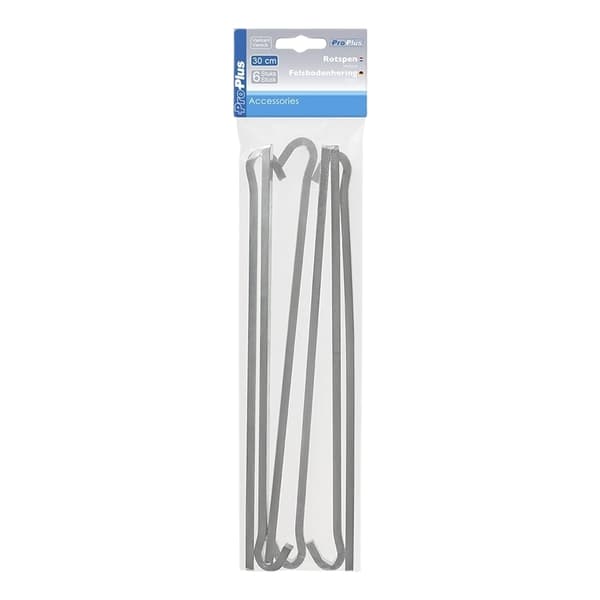 Kalliotappi 30cm metallineliö 6 kpl polybagissa