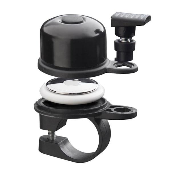 AIRBELL AirTag Solution 22mm musta