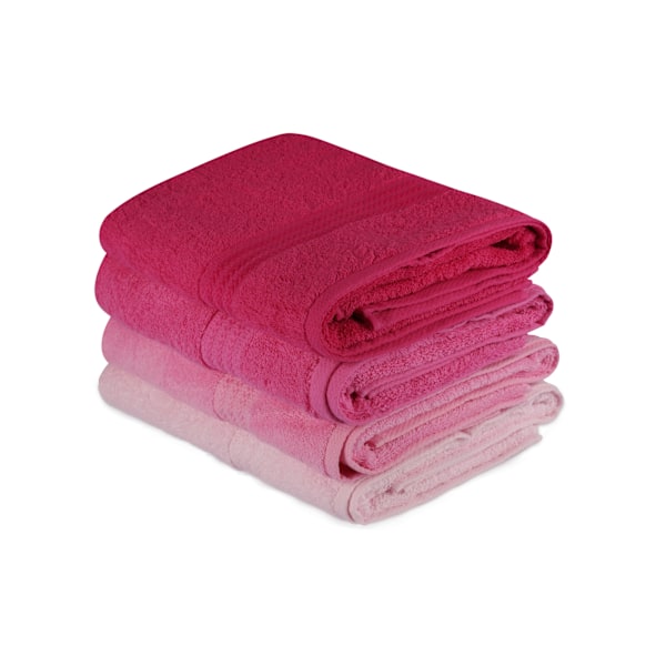 Badhandduksset (4 delar) Regnbåge - Rosa