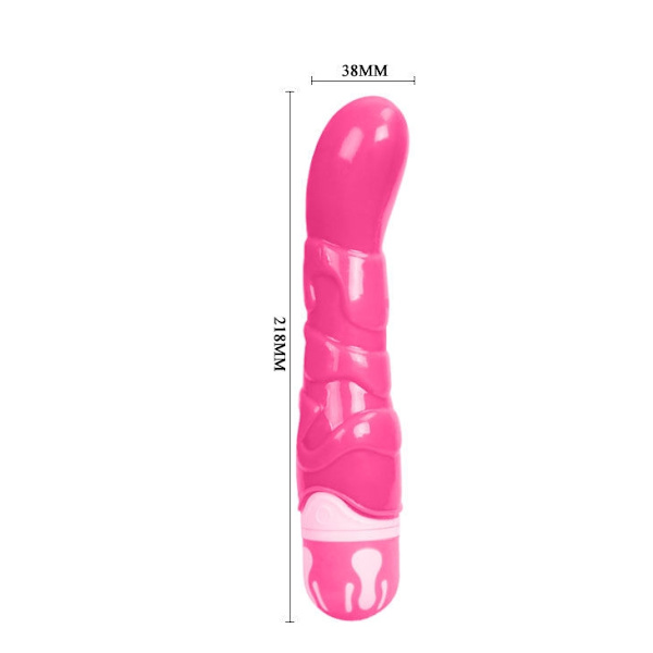 Baile - Den realistiske hane Pink 21,8 Cm