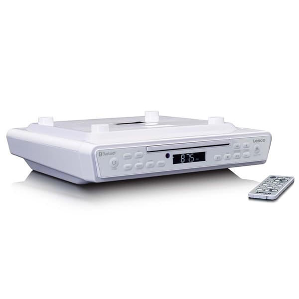 Keittiökelloradio, jossa CD Bluetooth® ja Remote Control White