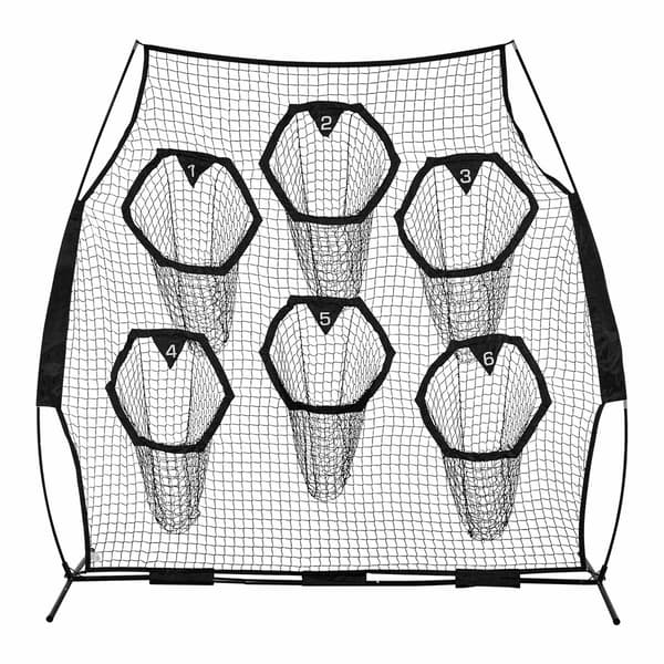 Fodboldkastnet 2,4x2,4 m, 6 mållommer, bæretaske