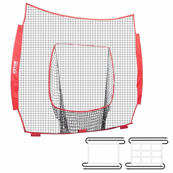 Baseboll Softboll Träningsnät 7x7 Ft Ersättning, Strike Zone