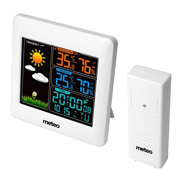 Väderstation med DCF och väderdisplay + SP93 sensor