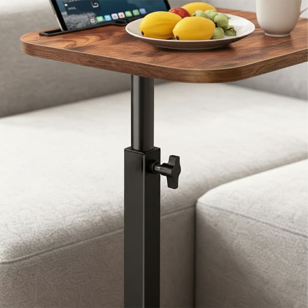 Højdejusterbart sidebord med tabletholder