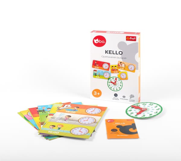 Bo. Opetuslautapeli "Kello" (suomen kielellä)