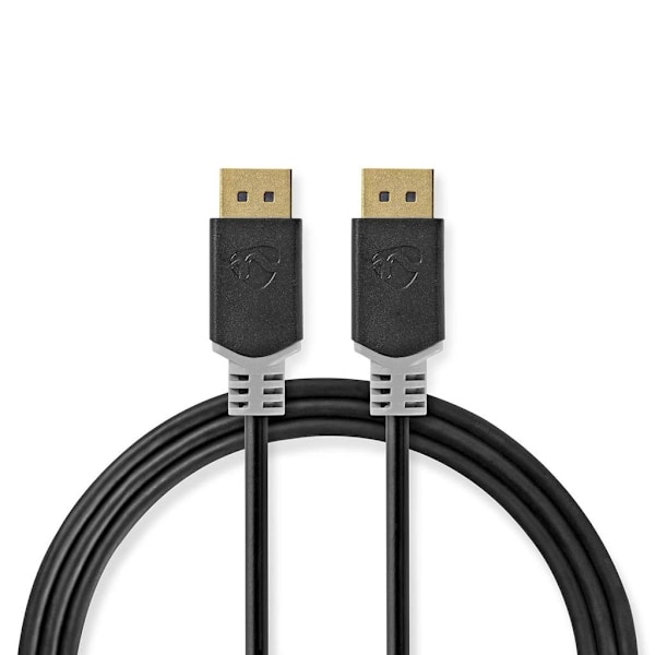 Nedis DisplayPort han til DisplayPort han, 8K, 3m - Grå