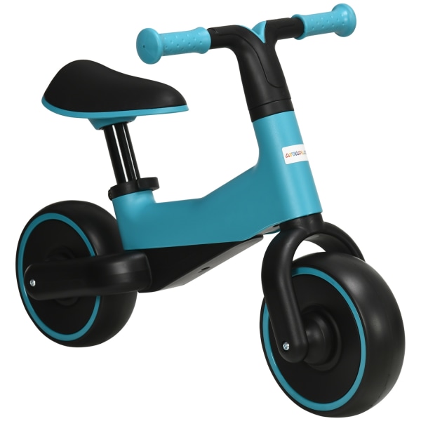 Balancecykel Børnebalancecykel Uden Pedal, Højdejusterbart Sæde, Til 1,5-3 År, Blå