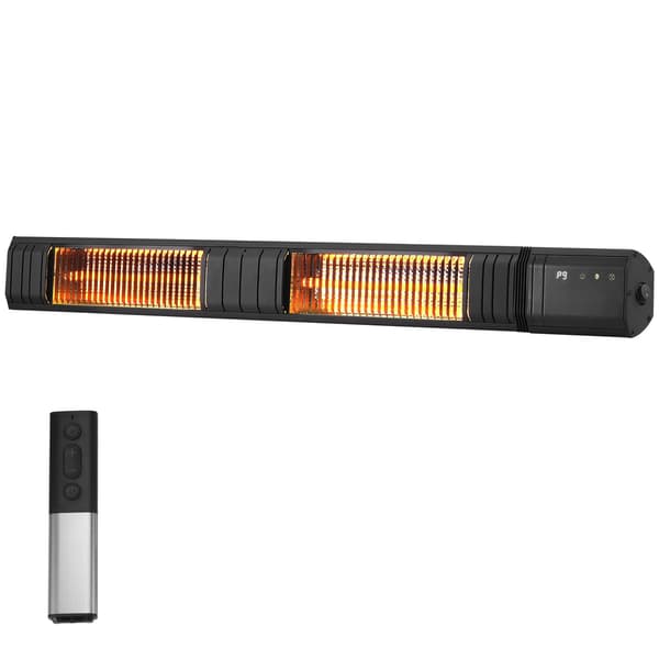 Infrapunalämmitin 3000 W, seinäkiinnitys, IP65, kaukosäädin