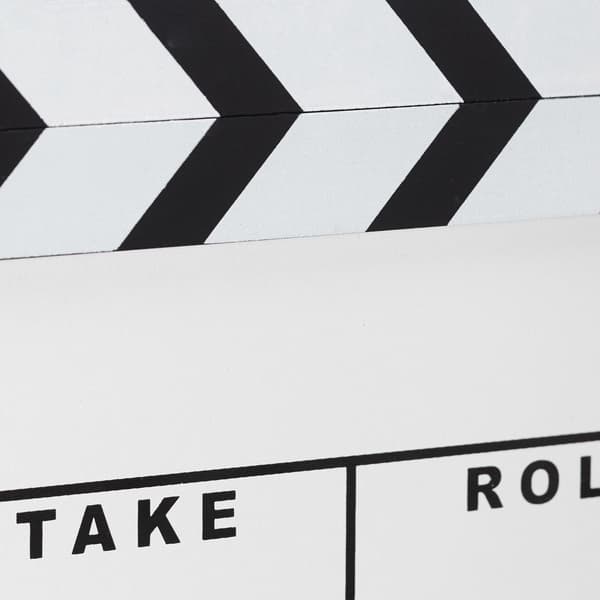 Filmfane hvid