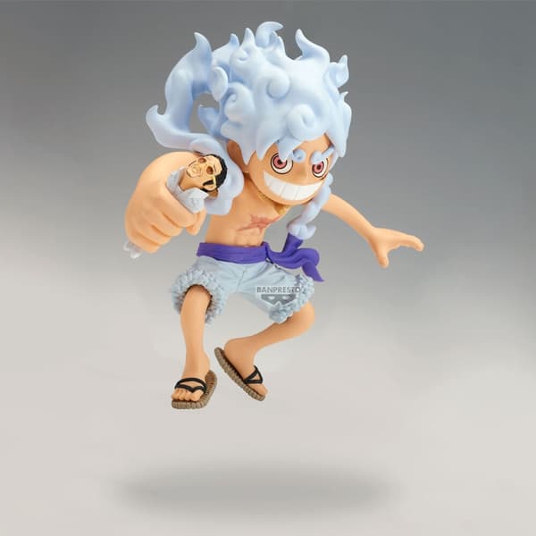 One Piece Monkey D. Luffy vs Borsalino Mega World samlarfigur 13 cm
