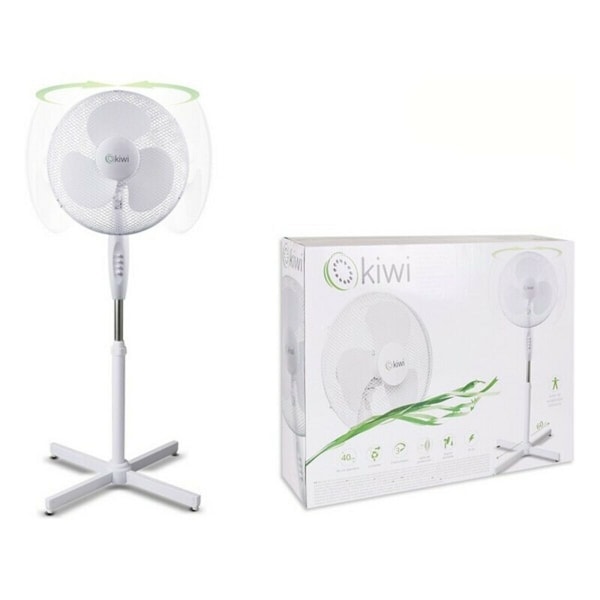 Vapaasti seisova tuuletin Kiwi White 45 W (Ø 40 cm)