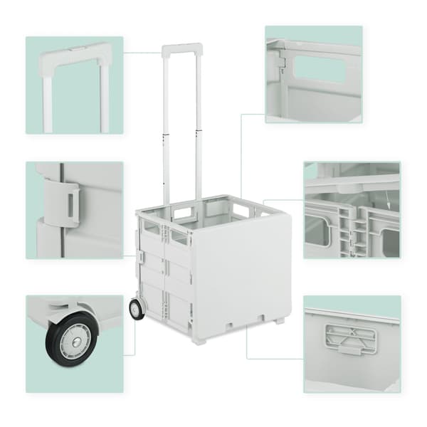Shoppingvagn med lock