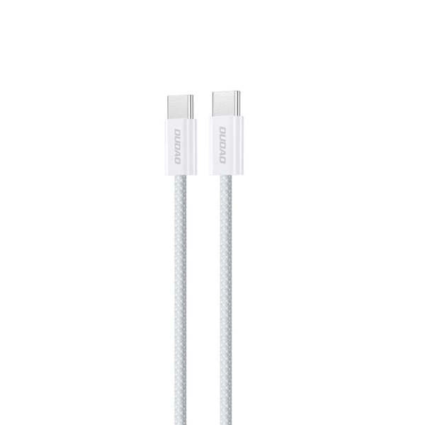 Holdbart UCB-C PD 60W kabel med kulfiberfletning, 1m, lyseblå