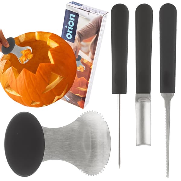 Frukt- och grönsaksstenare, pumpa, 4 st.