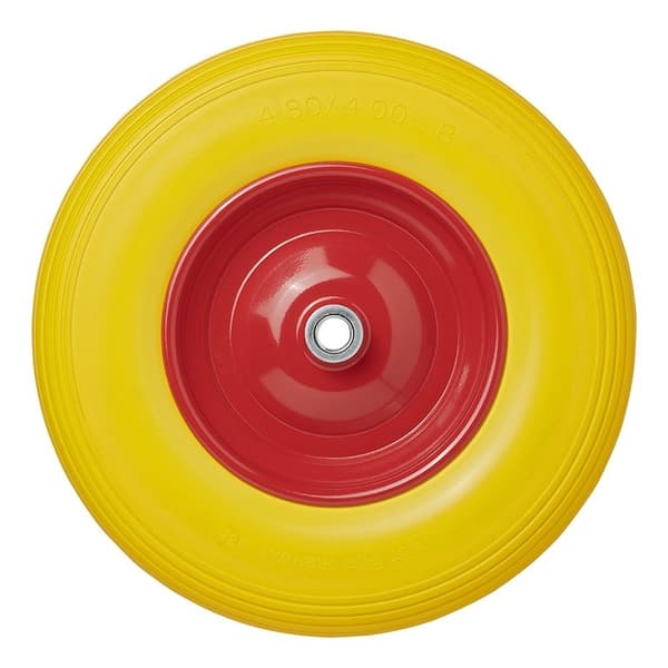 PU dæk med metalfælg 16" 4,00-8