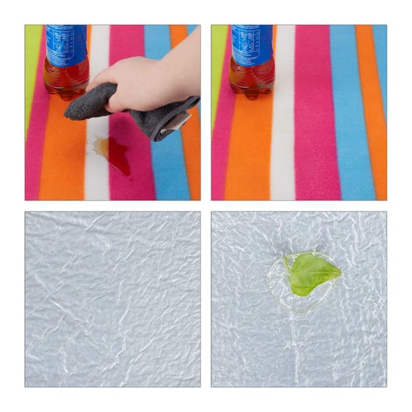 Piknik-peitto 200 x 200 cm raidallinen