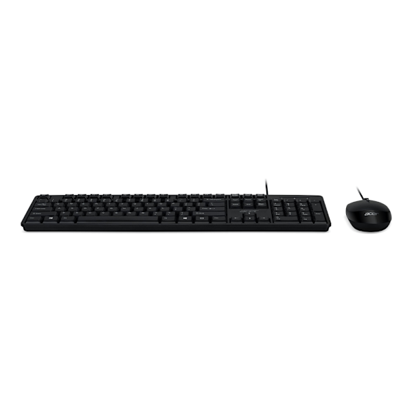 Acer AAK930 - Sats med tangentbord och mus - Nordisk - svart - detaljhandel