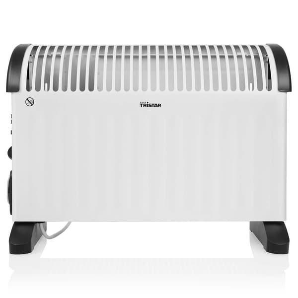 Konvektorvärmare 2000W med termostat och timer